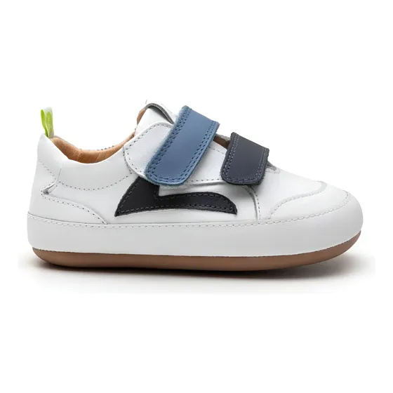 Tenis Bebe Branco Batizado Menino Landy Tip Toey Joey