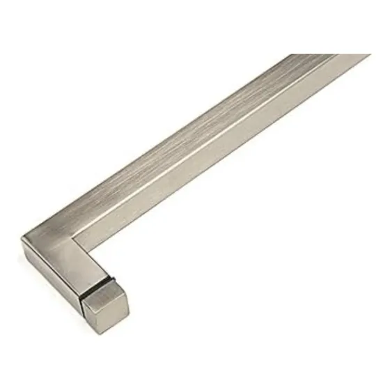 Manillon Toallero Cuadrado 45cm De Acero Inoxidable 
