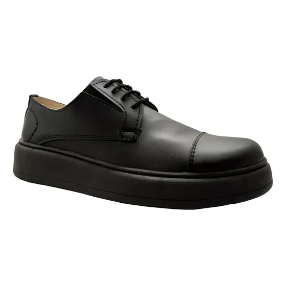 Zapatos De Hombre Base Alta Goma, Acordonado, Plataforma