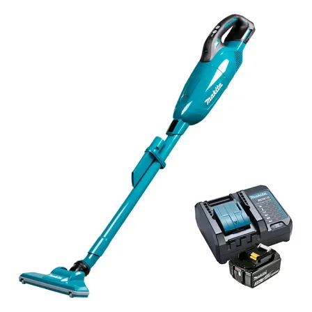 Aspirador Bateria 18v Verde Bat 3a Bivolt Makita Dcl284