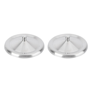 2 Peças De Tampas De Copo Redondas De Aço Inoxidável, Tampas 2 Peças De Tampas De Copo Redondas De Aço Inoxidável, Tampas