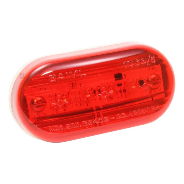 Faro Posicion Universal Rojo Led Acoplado Trailer Baiml