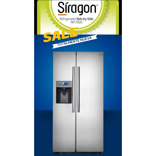 Nevera 2 Puertas Siragon Nv-7020 Nueva A Extrenar