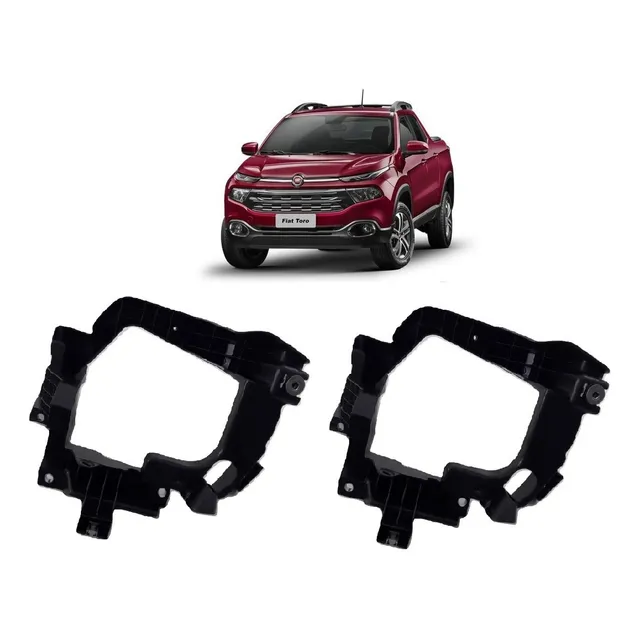 Par Suporte Guia Do Farol Original Fiat Toro Todas