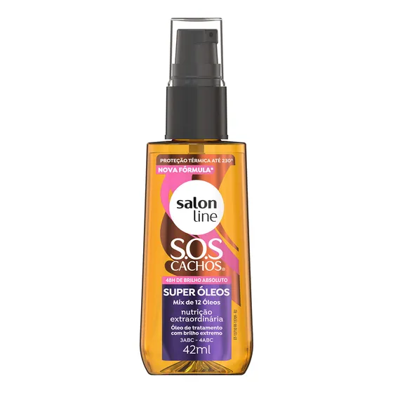 Óleo De Tratamento Super Óleos S.o.s Cachos 42ml Salon Line
