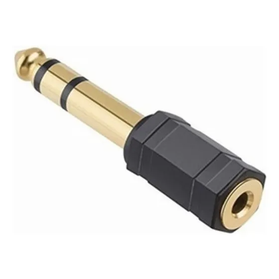 Adaptador De Audio Hembra 3,5mm A Macho 1/4 // Macrotel 097