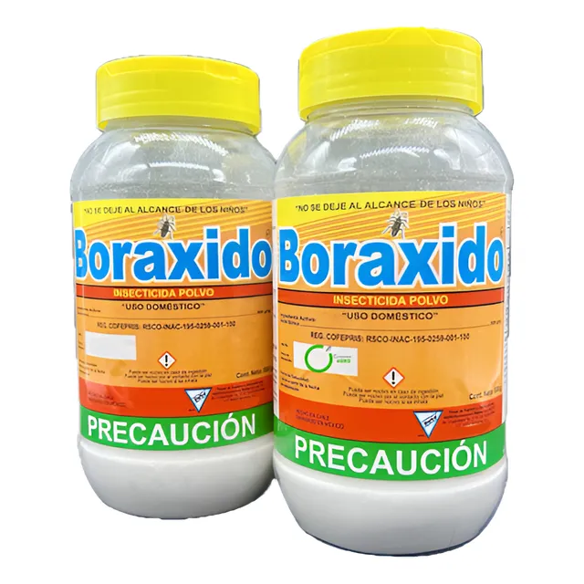 Boraxido Insecticida Cucarachas Hormigas 500 Gr Pack 2 Pzas