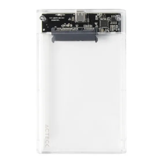 Enclosure Hdd Armor Clear Hc430 2.5 Usb-c 3.0 Transparente