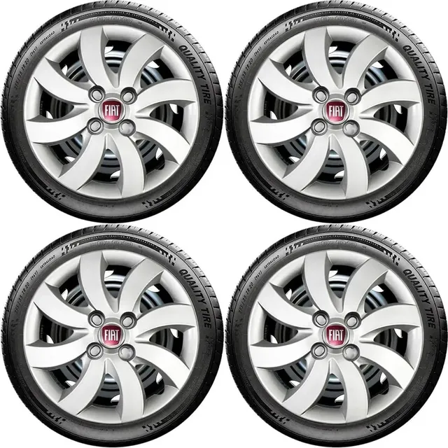 Jogo 4 Calota Aro 14 Fiat Palio Attractive 