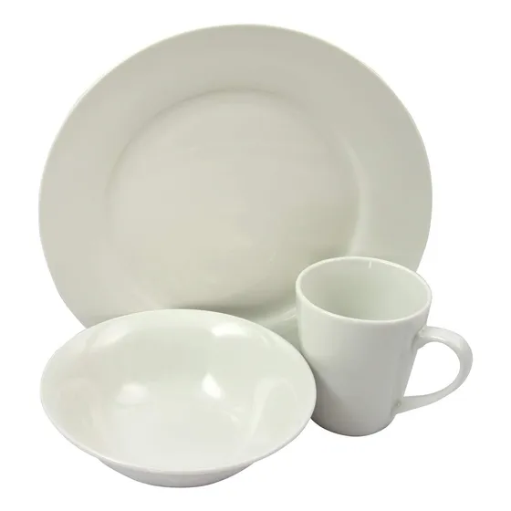 Vajilla Gibson Home 12 Pzas Noble Court De Porcelana
