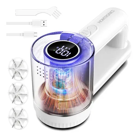 Removedor De Fiapos Elétrico Com 3 Lâmina Reserva Y Brush Board Homtronics Hlr1 Cor Branco 127/220v