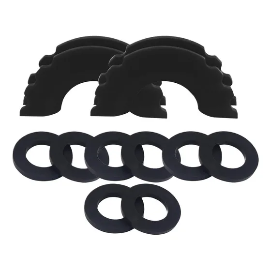 2 Black Tow Hook Protector Shackle Insulator