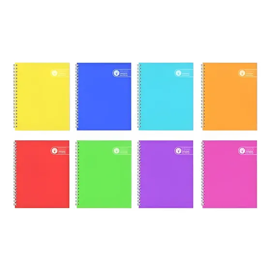 Cuaderno Universitario Arte top 100 Hojas 7mm Espiral Pack 8 | Cuotas sin interés