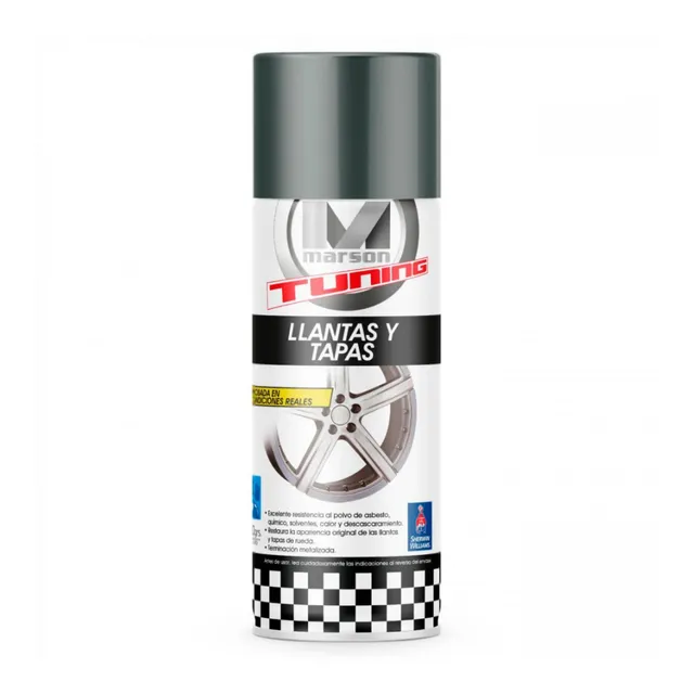 Spray Tuning Llanta/tapa Negro 350ml Marson-mimbral