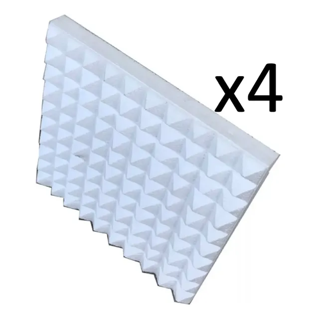 Termo Acustico Aislante Panel Piramidal 48 X 48 X 5cm 4 Unds