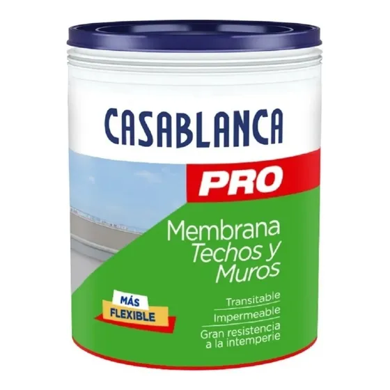 Casablanca Pro Membrana Techos Y Muros 10 Kg Serrentino