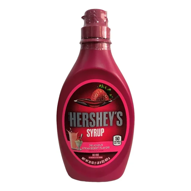 Syrup De Fresa. Hersheys 653 Gr. Original Importado 