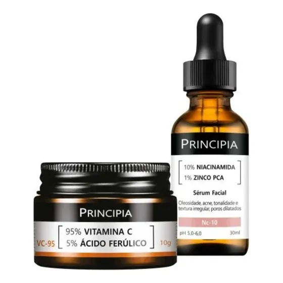 Kit Principia Serum Facial Nc-10 + Vitamina C Vc-95