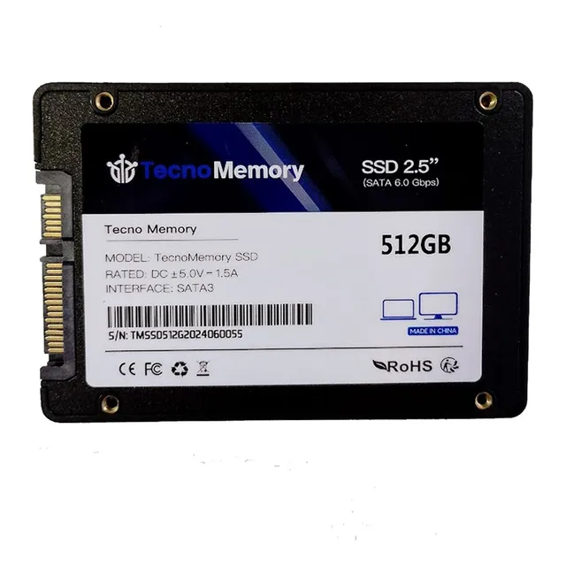 Disco Duro Ssd 512gb W400/r510 Mb/s Tecnomemory