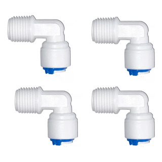 4 Pz Conexion Codo Rosca Y 1/4 Fitting Osmosis Inversa 4 Pz Conexion Codo Rosca Y 1/4 Fitting Osmosis Inversa
