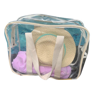 Bolsa De Ombro Transparente De Pvc Para Mulheres Com Capacid Bolsa De Ombro Transparente De Pvc Para Mulheres Com Capacid