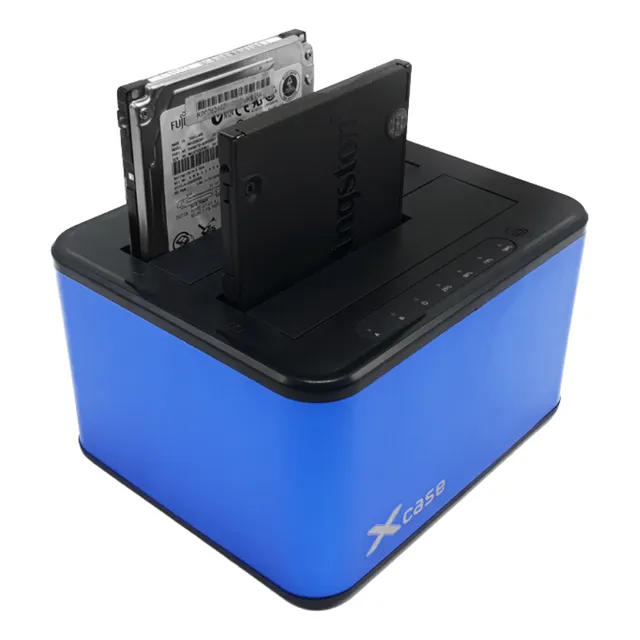 Docking Station Xcase Usb 3.0 A Sata, 2 Bahias 2.5 & 3.5