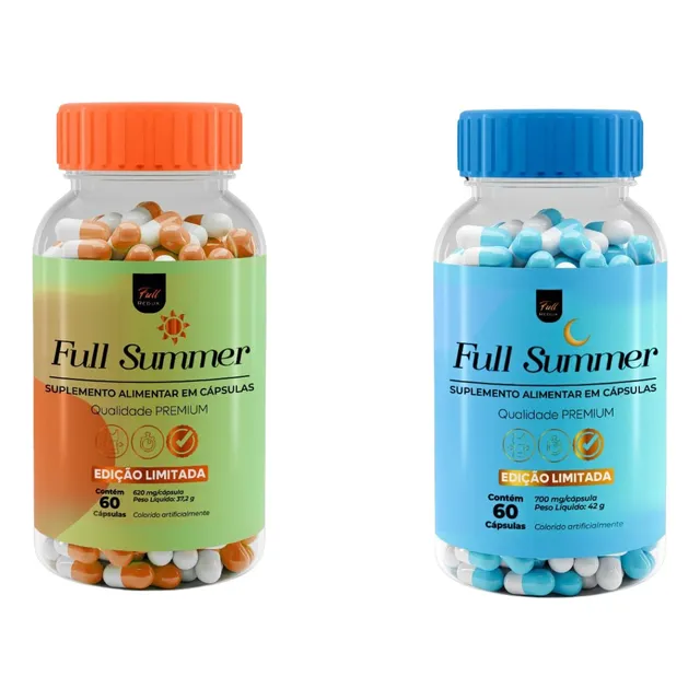 Kit Emagrecimento Rapido Unissex Dia E Noite Fullsummer