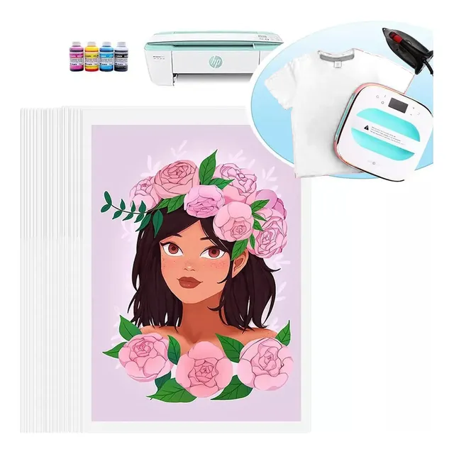 Papel Transfer Telas Claras 100 Hojas A4