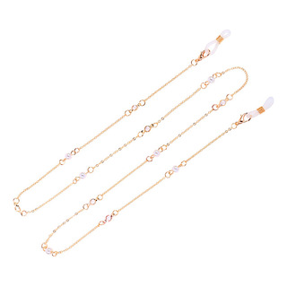 Cadena De Anteojos De Aleación Con Perlas, Correa Antidesliz Cadena De Anteojos De Aleación Con Perlas, Correa Antidesliz