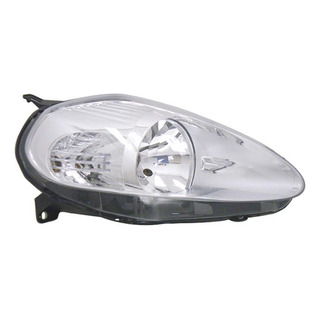 Farol Principal Fiat Punto Lado Direito MĂĄscara Cromada - M Farol Principal Fiat Punto Lado Direito MĂĄscara Cromada - M