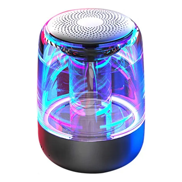 Bocina Bluetooth Subwoofer Speaker De Colorido Led Rgb Luz