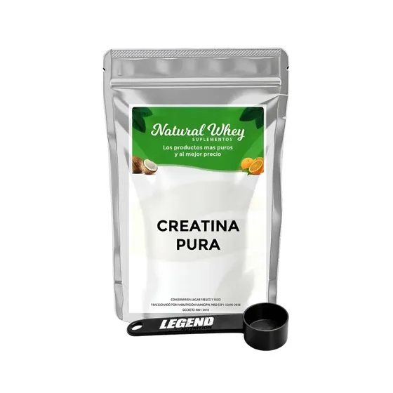 Creatina Monohidrato Micronizada 1kg Natural Whey + Scoop Legend Nutrition