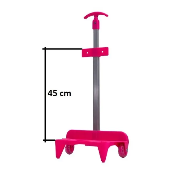 Carrinho Mochila Fixação Traseira C/ Kit Fixação 35 A 45 Cm