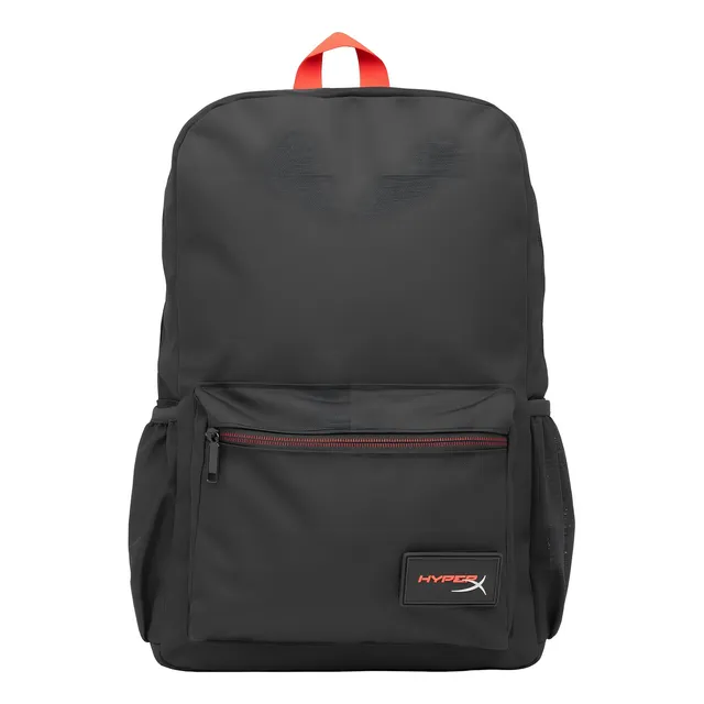 MOCHILA GAMING HYPERX DELTA BACKPACK DURADERA Y RESISTENTE COLOR NEGRO DISEÑO DE LA TELA LISA