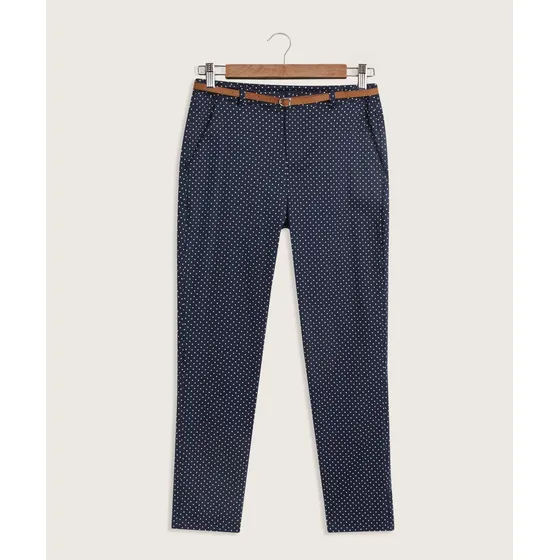 Pantalon Mujer Patprimo Azul Algodón Chino 30071389-5128