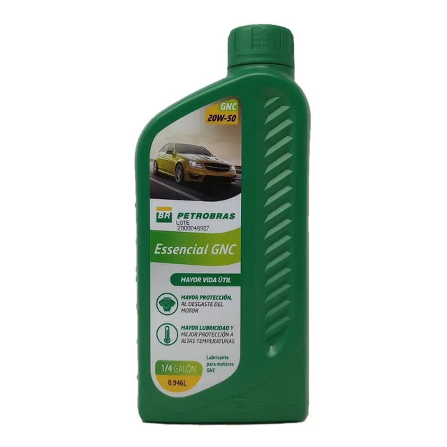 Aceite Petrobras Gnc 20w50 Por 1/4 Galón