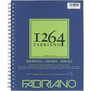 Fabriano 1264 Drawing Dibujo 22.9x30.5 Cms 120 Gsm 50 Hojas Fabriano 1264 Drawing Dibujo 22.9x30.5 Cms 120 Gsm 50 Hojas