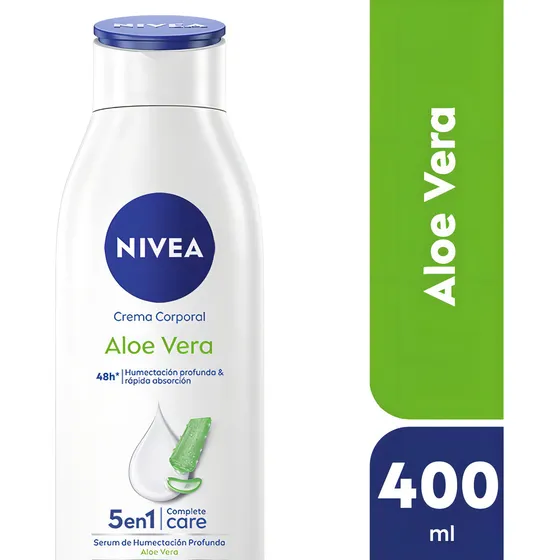 Crema Corporal Nivea Aloe Vera 5 En 1 400ml