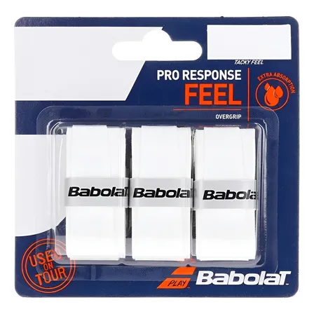 Overgrip Babolat Pro Response Blanco X3 Tenis Padel