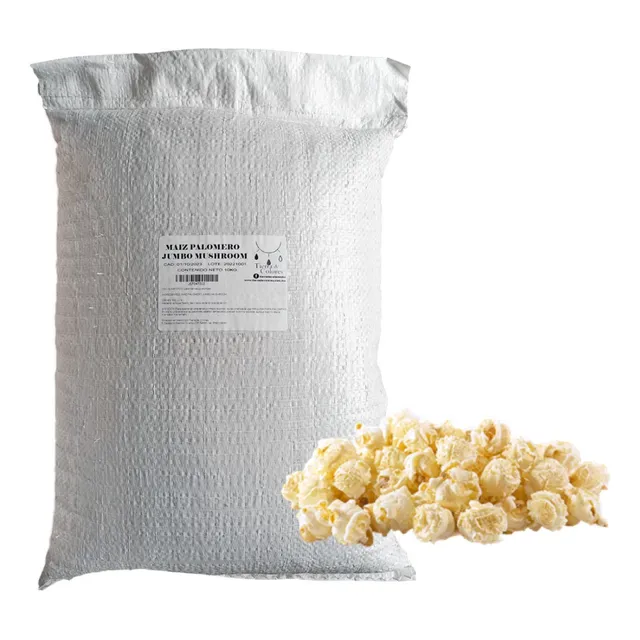 Maiz Palomero Jumbo Mushroom Hongo Palomitas 10 Kg Pop Corn