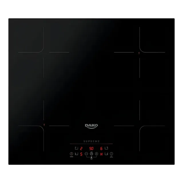 Cooktop De Indução 4 Bocas Preto Com Trava De Segurança...