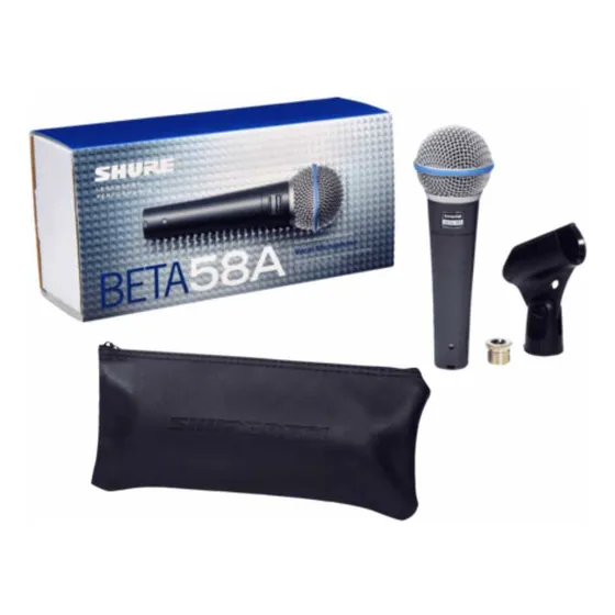 Micrófono Profesional Shure Beta 58a Dinámico 100% Original