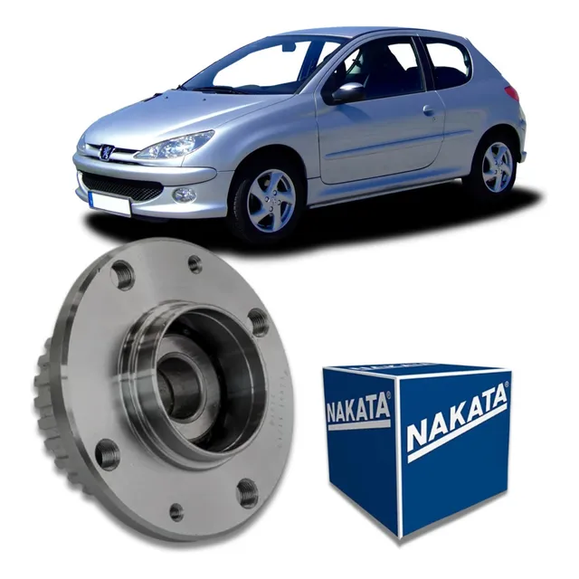 Cubo De Roda Traseiro C/ Rolamento Peugeot 206 Sw