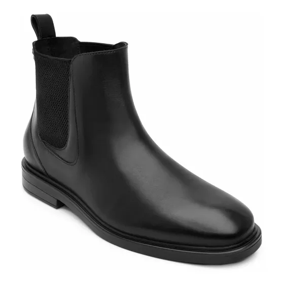 Botín Quirelli Casual Hombre 100% Piel 705002 Negro Casual