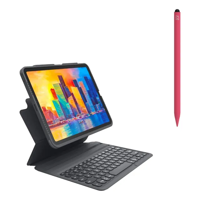 Teclado Para Ipad 10.9 10 Gen Y Ipad 11 (a16 ) + Lápiz Pro S Rosa