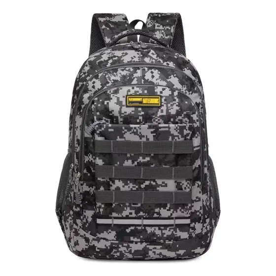 Mochila Resistente Trilha Camuflada De Lona Camping Pratico