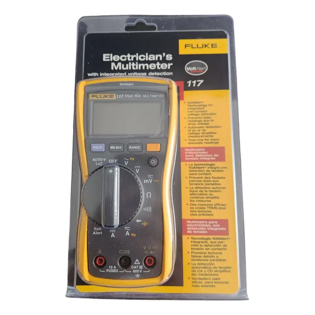 Multímetro Digital Fluke 117 Sin Contacto Para Electricistas
