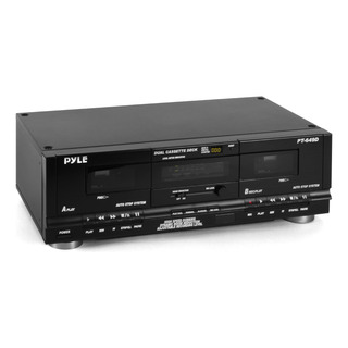 Reproductor De Medios De Casete Dual Digital Pyle Home Con D Reproductor De Medios De Casete Dual Digital Pyle Home Con D