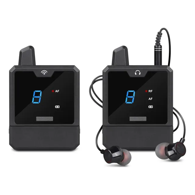 Sistema Monitoreo Audio Inalámbrico In Ear Uhf Tx Rx Kit 16c