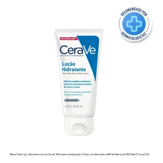 Loção Hidratante Para Pele Seca A Extra Seca 50ml Cerave Sem Fragrância